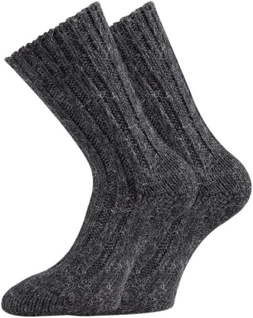2 Paar TippTexx 24 superweiche Wollsocken mit Alpaka für Damen & Herren
